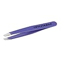 Tweezerman Mini Slant Travel Tweezers For Eyebrows, Travel Tweezers for Eyebrows, Facial Hair (Blooming Lilac) Beauty & Personal Care Tweezerman