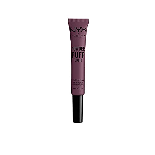 NYX PROFESSIONAL MAKEUP Powder Puff Lippie Lip Cream, Liquid Lipstick - Detention (Deep Plum) Beauty & Personal Care NYX PROFESSIONAL MAKEUP