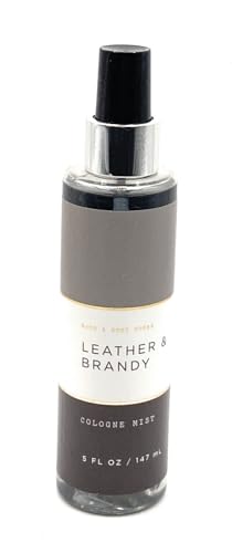 Bath and Body Works Leather & Brandy Men's Cologne Mist 5 Fluid Ounce Body Spray (2023 Limited Edition) Beauty & Personal Care Bath & Body Works