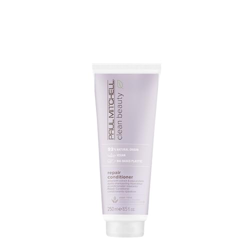 Paul Mitchell Clean Beauty Repair Conditioner, Strengthens, Balances Moisture, For Damaged, Brittle Hair, 8.5 fl. oz. Beauty & Personal Care Paul Mitchell