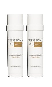Surgeon's Skin Secret Beeswax Moisturizer 2.5oz. Twist-Up Stick (2 Pack) - Vanilla Beauty & Personal Care Surgeon's Skin Secret