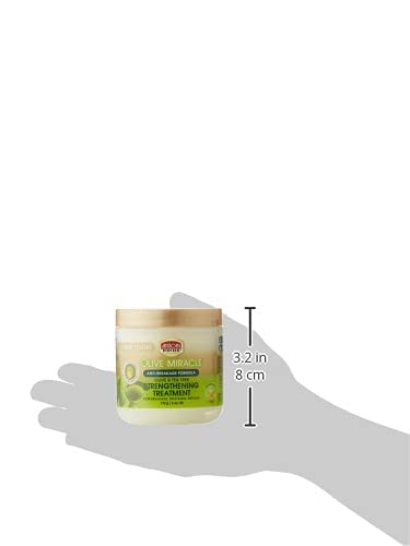 African Pride Olive Miracle Anti-Breakage Creme 6oz Jar (2 Pack) Beauty & Personal Care African Pride