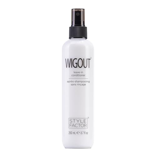 Style Factor WIGOUT Leave-In Conditioner Spray - Lightweight Hydrating & Conditioning Mist Controls Frizz, Adds Shine & Softness For Dry Damaged Hair Beauty & Personal Care Style Factor
