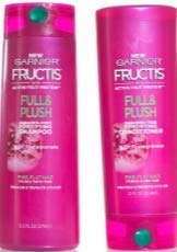 Garnier Fructis Full & Plush - Paraben-Free Fortifying Shampoo & Conditioner Set - Net Wt. 12.5 FL OZ (Shampoo) & (Conditioner) - One Set Beauty & Personal Care Garnier