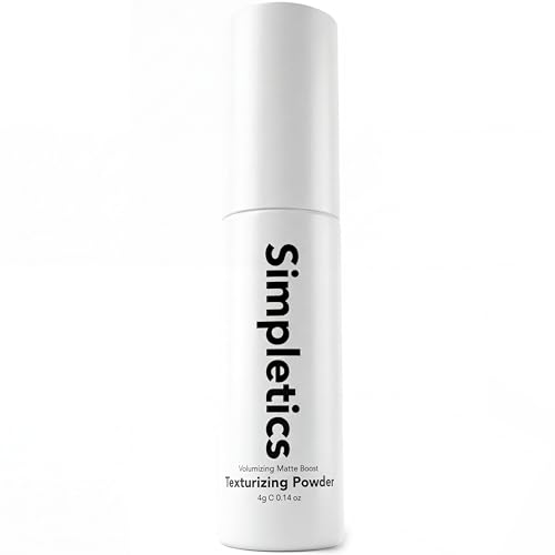 Simpletics Texturizing Powder 4g - All Natural, 4 Ingredient Nourishing Formula with Rice Starch - Chemical Free - Gives Volumized, Texturized, Matte Beauty & Personal Care Simpletics