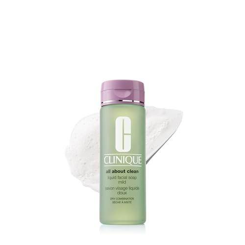 Clinique All About Clean Liquid Facial Soap Mild | Gentle Face Cleanser For Dry Combination Skin | Type 2 Face Wash | Step 1 in 3-Step Skin Care Beauty and Personal Care Clinique Default Title