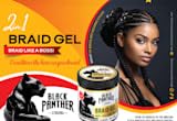 Black Panther Braid Gel | Smooths & Tames Frizz | No Flaking or Drying | High Shine, Long Lasting for Braids, Locks, Twists, Cornrows | 16 oz Beauty & Personal Care BLACK PANTHER STRONG DIAMOND EDGES
