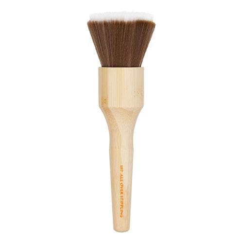 Bdellium Tools Professional Makeup Brush - Special FX Series 197 All Over Stippling - With Soft Synthetic Fibers, For Airbrushed Finish (Bamboo, 1pc)