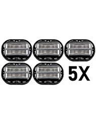 5x Classic Omnishaver - Black - The Fastest Way to Shave Head, Legs, Arms, Body - An Alternative to Disposable Shaving Razors, Self Cleans & Strops Beauty and Personal Care OmniShaver