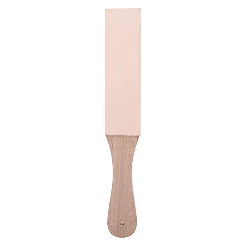 DIY Leather Strops Kit with Wooden Handle Leather Strop Double Sided Leather Paddle Strop for Leather Knife Sharpening Polishing Leather Strop Beauty and Personal Care Hilitand