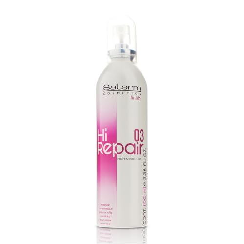 SALERM - Texturizing Hair Serum - Finish Hi Repair - 100 ml - For Damaged Hair - Rejuvenates and Repairs Hair - Softer and Shinier Hair - Immediate Beauty & Personal Care SALERM