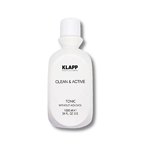 Klapp CLEAN & ACTIVE TONIC WITHOUT ALCOHOL 1000ml Big Size Beauty & Personal Care Klapp