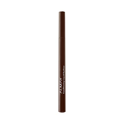 Almay Conditioning Liquid Eyeliner, Longwearing, Waterproof, Hydrating, 20 Brown, 0.03 fl oz. Beauty & Personal Care Almay