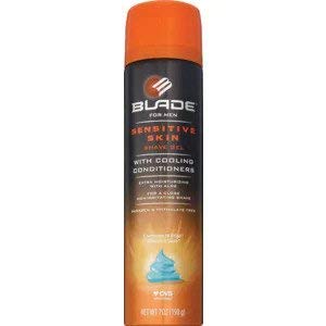 CVS Blade Advanced Sensitive Shave Gel, 7oz moisturizing with aloe Beauty and Personal Care CVS