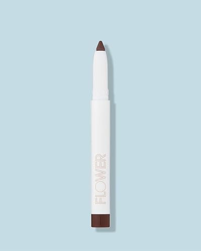 FLOWER BEAUTY By Drew Barrymore Scribble Stick Lip Liner + Eyeliner - Smooth Application + Blendable - 2-in-1 Lip + Eye Liner (Espresso) Beauty & Personal Care FLOWER