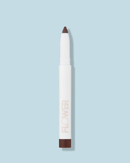 FLOWER BEAUTY By Drew Barrymore Scribble Stick Lip Liner + Eyeliner - Smooth Application + Blendable - 2-in-1 Lip + Eye Liner (Espresso) Beauty & Personal Care FLOWER