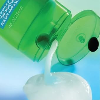 Garnier Fructis Pure Moisture Hydrating Shampoo Hyaluronic Acid + Cucumber Water, 12.5 FL.OZ (370ml) - Pack of 2, Green