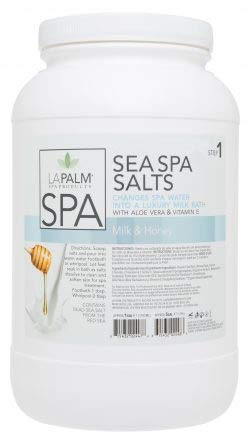 La Palm Sea Spa Salts 1 Gal (Milk and Honey) Beauty and Personal Care La Palm