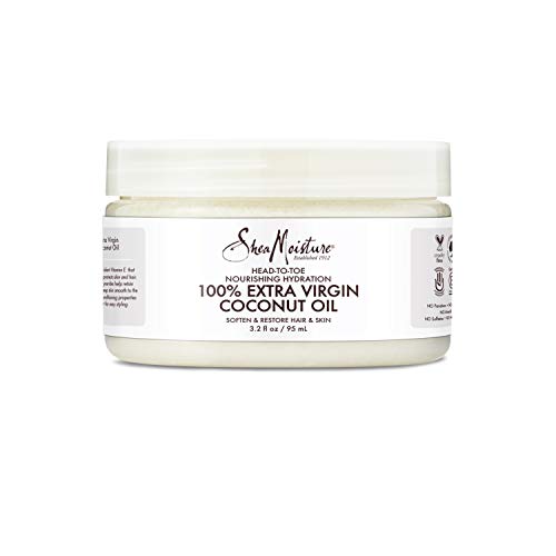 SheaMoisture 100% Extra Virgin Coconut Oil for Trial & Travel Nourishing for All Hair & Skin Types 3.2 oz Beauty & Personal Care SheaMoisture