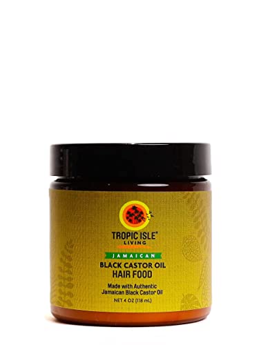 All Natural Black Castor Oil Hair Food | moisturize, thicken, strengthen & increase hair growth | Traditional Handmade Jamaican Black Castor Oil Beauty & Personal Care Tropic Isle Living