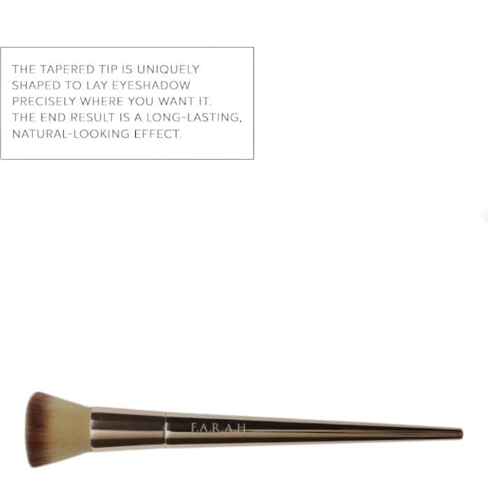F.A.R.A.H® Flat Foundation Brush 615F - Vegan Bristles, Precision Foundation Application for an Airbrushed Finish Beauty & Personal Care F.A.R.A.H