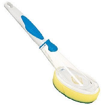 Scrub Buddies Scrub Sponge with Soap-Dispensing Handle Beauty and Personal Care Scrub Buddies