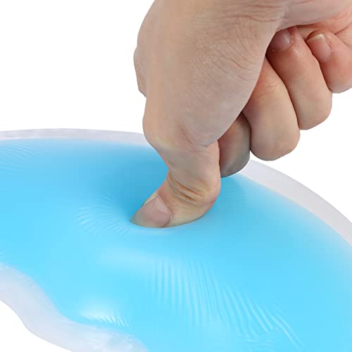 Ejoyous Silicone Face Pillow, Spa Reusable Face Rest Massage Overlay Relax Cushion Skin Care for SPA Beauty Salon Head Support(Sky Blue) Beauty and Personal Care Ejoyous