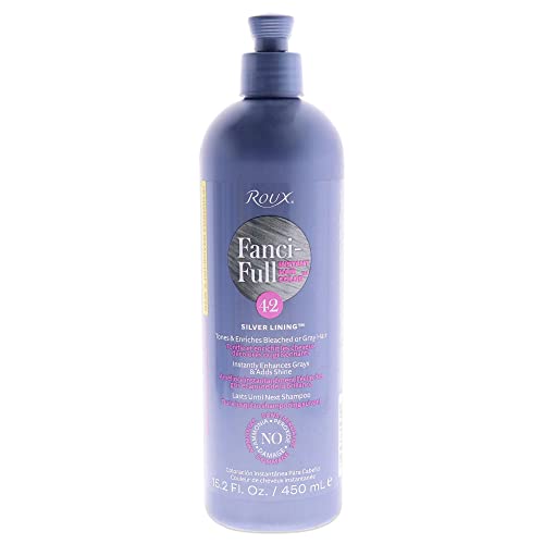 Roux, Fanci-Full Instant Hair Color Rinse, 42 Silver Lining ,Temporarily Evens Tones, Blends Away Gray, 15.2 Oz Beauty & Personal Care Roux