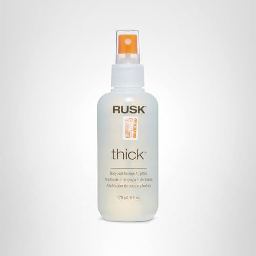 RUSK Designer Collection Thick Body and Texture Amplifier Spray, 6 Oz, For Fine, Limp, Flat or Lazy Hair Types - Contains Wheat Protein, Adds Beauty & Personal Care RUSK