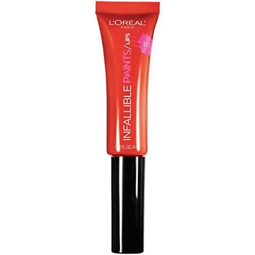 L'Oréal Paris Infallible PAINTS/LIPS, Orange Envy, 0.27 fl. oz. Beauty & Personal Care L'Oreal Paris