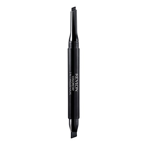 Revlon Pencil Eyeliner, ColorStay 2-in-1 Eye Makeup,Waterproof, Longwearing with Smudge Brush, Angled Kajal Eyeliner, 101 Onyx, 0.01 Oz Beauty & Personal Care REVLON