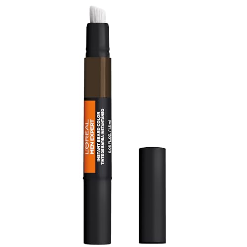 L’Oreal Paris Men Expert Instant Temporary Beard Color, Beard Filler for a Natural and Fuller-Looking Beard, 05 Light Medium Brown, 0.05 Fl Oz Beauty & Personal Care L'Oreal Paris