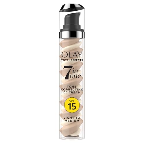 Olay Total Effects Tone Correcting Face Moisturizer with Sunscreen SPF 15, Light to Medium 1.7 Ounces Beauty & Personal Care Olay