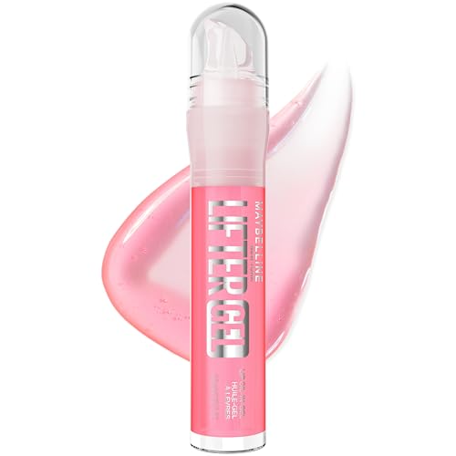 MAYBELLINE Lifter Oil-in-Gel Lip Gloss for Glassy, Bouncy Shine, Hydrating, Tinted Lip Balm and Moisturizer with Hyaluronic Acid and Passionfruit Oil, Beauty & Personal Care MAYBELLINE