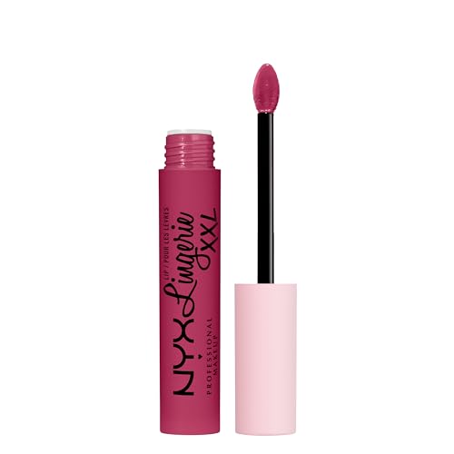 NYX PROFESSIONAL MAKEUP Lip Lingerie XXL Matte Liquid Lipstick - Stayin' Juicy (Deep Magenta) Beauty & Personal Care NYX PROFESSIONAL MAKEUP