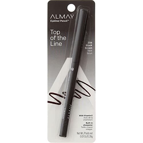 Almay Eyeliner Pencil, Black Brown [206], 0.01 oz (Pack of 10) Beauty & Personal Care Almay