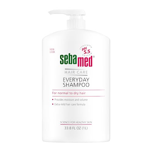 SEBAMED Everyday Shampoo for All Hair Types and Sensitive Scalp 33.8 Fl. Oz (1L) Hypoallergenic Dermatologist Recommended pH 5.5 Soap and Alkali Free Beauty & Personal Care SEBAMED