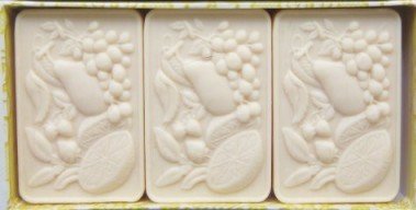 Saponificio Artigianale Fiorentino"Limone" Lemon Carved Soap Gift Set 3 x 125g (4.40 oz) Beauty & Personal Care Saponificio Artigianale Fiorentino