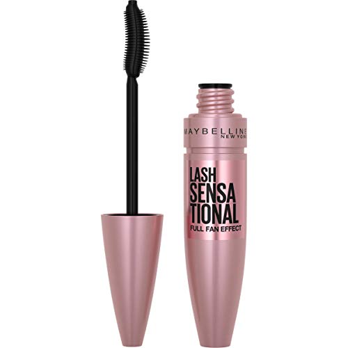 Maybelline Lash Sensational Washable Mascara, Lengthening and Volumizing for a Full Fan Effect, Brownish Black, 1 Count Beauty & Personal Care MAYBELLINE
