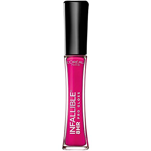 L’Oreal Paris Makeup Infallible 8 Hour Hydrating Lip Gloss, Pink Topaz, 0.21 Fl Oz Beauty & Personal Care L'Oreal Paris