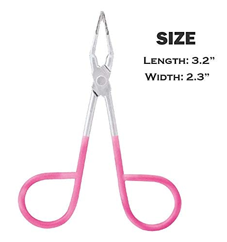 Curtis PROFESSIONAL Salon TWEEZERS with Easy Scissor Handle, CASE Included; The BEST PRECISION EYEBROW TWEEZERS Men/Women; Tools for Facial Hair Beauty and Personal Care Curtis