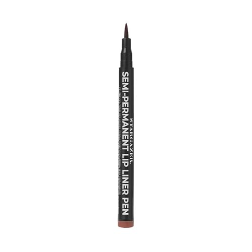Stargazer Waterproof Semi-Permanent Lip Liner Number 4. Up to 24-hour lip coverage with fine tip applicator. Beauty & Personal Care Stargazer Enterprises