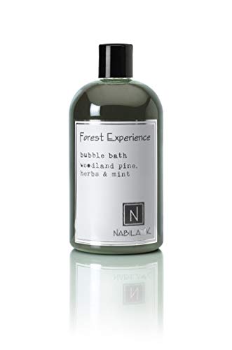 Nabila K Forest Experience Bubble Bath with Pine, Herbs & Mint - Natural & Organic, Sulfate-Free, Tear-Free - Luxury Aromatherapy Bath Soak Beauty and Personal Care Nabila K