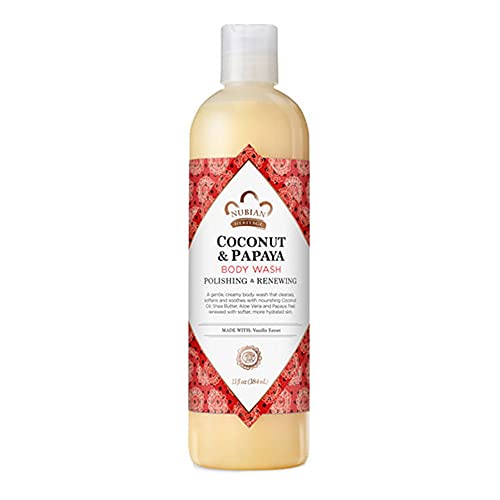 Nubian Heritage: Coconut and Papaya Body Wash, 13 oz (3 pack) Beauty & Personal Care Nubian Heritage