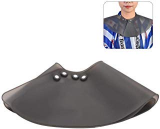 Hair Cutting Collar, Silicone Salon Hair Dye Pad Soft Hair Shawl Neck Guard for Hairdressing Hair Cutting Hair Dye Perm and Shampoo(Black) Beauty & Personal Care Brrnoo