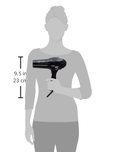 Revlon 1875W Lightweight Hair Dryer | For Easy Smooth Styling (Black) Beauty & Personal Care REVLON