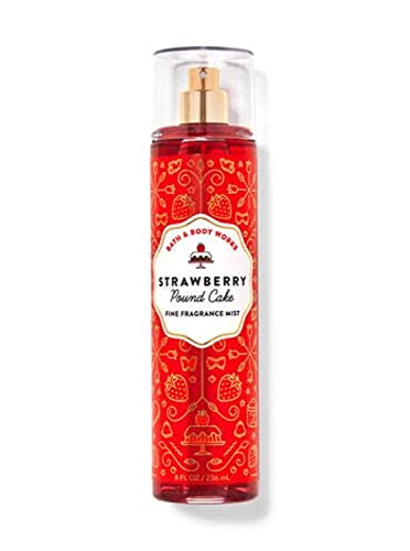 Bath & Body Works (8 fl.oz /236 mL) Strawberry Pound Cake Fragrance Mist (Packaging Design Varies) Beauty & Personal Care Bath & Body Works