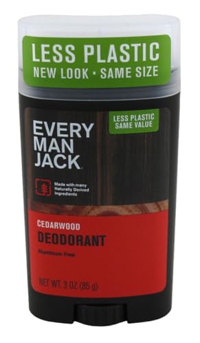 Every Man Jack Deodorant 3 Ounce Cedarwood (Aluminum-Free) (88ml) (Pack of 2) Beauty and Personal Care Every Man Jack