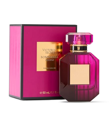 Victoria's Secret Bombshell Passion Eau de Parfum, Notes of Sparkling Cassis, Queen Peony & Fuchsia Rose, Perfumes for Women (1.7 oz) Beauty & Personal Care Victoria's Secret