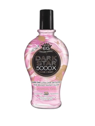 European Gold Dark Star 5000X Indoor Tanning Lotion for Tanning beds, 12 fl oz Beauty & Personal Care European Gold